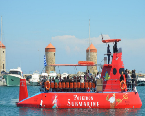 Poseidon Submarine | Captains Tours Travel Agency Rhodes, Greece