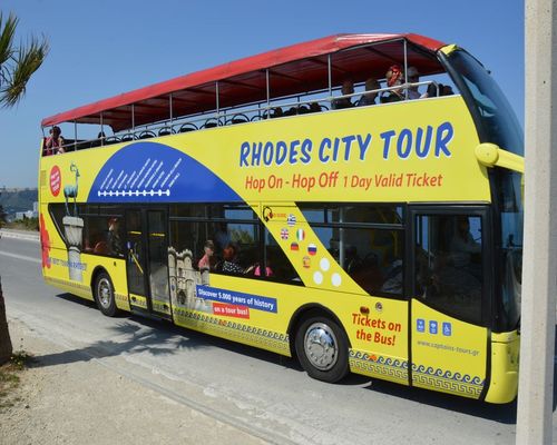 Rhodes City Tour with Open Bus | Captains Tours Travel Agency Rhodes, Greece