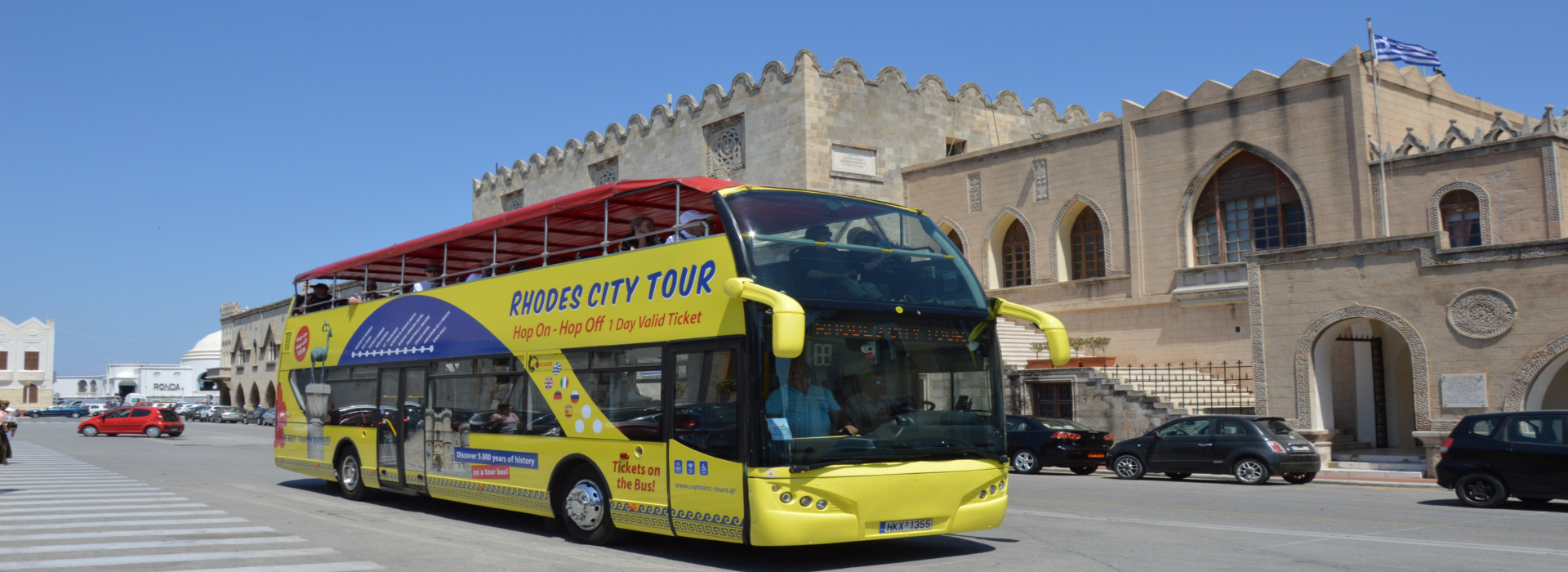 Rhodes City Tour with Open Bus | Captains Tours